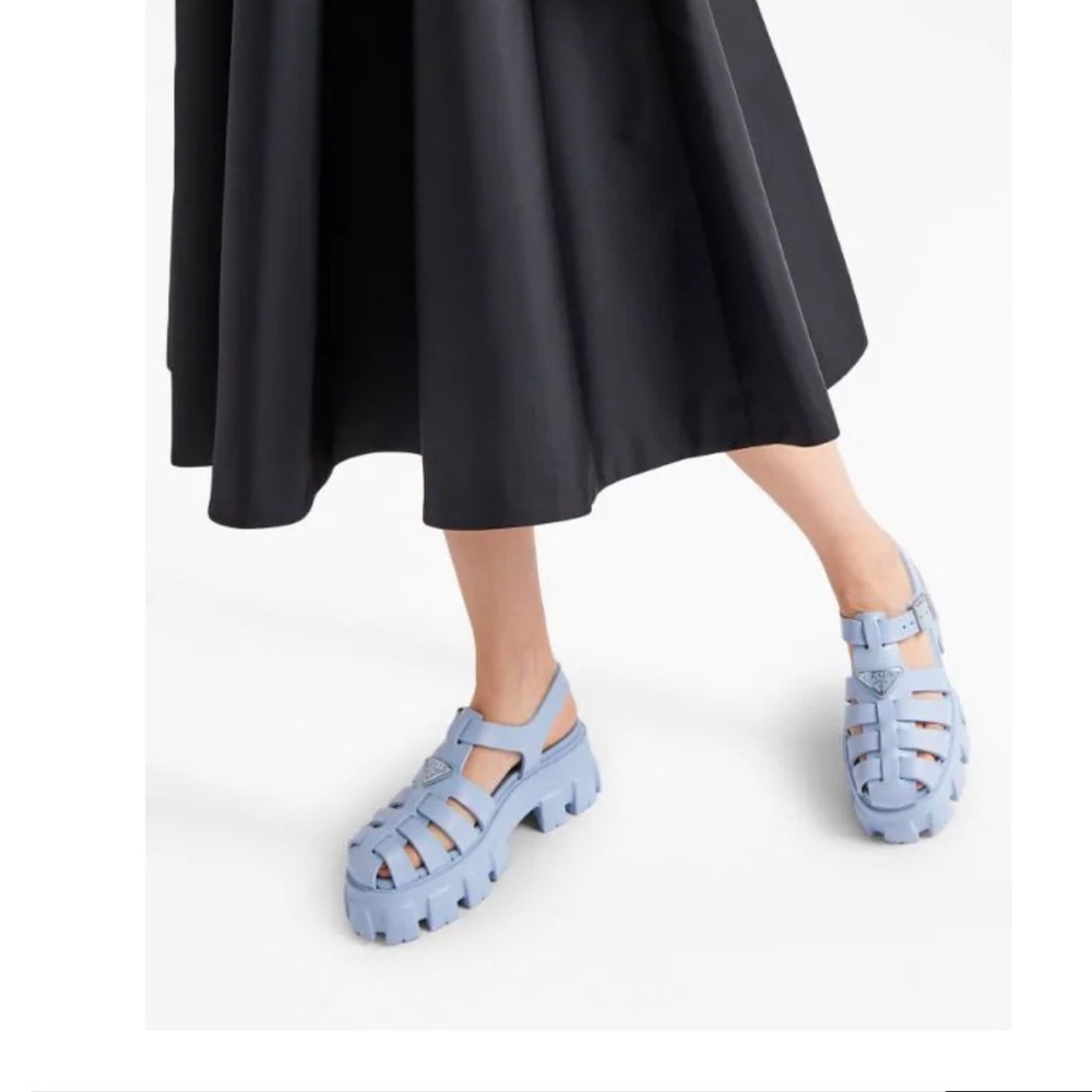 Prada Monolith Sandals, size 37